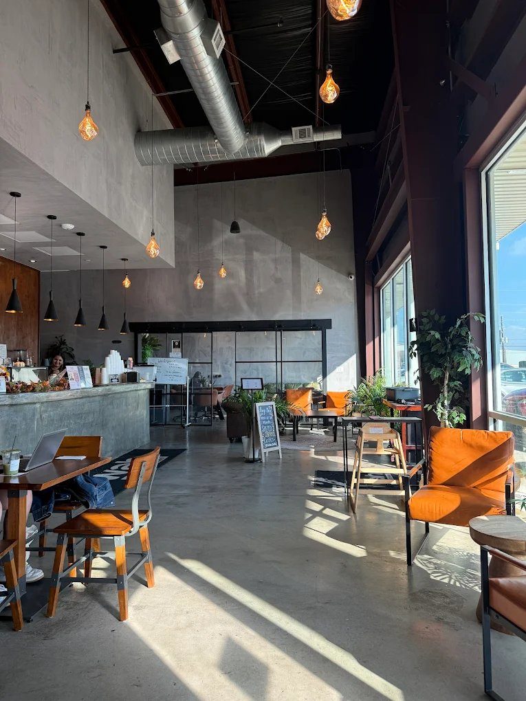 Wah Coffee — lounge seating with windows